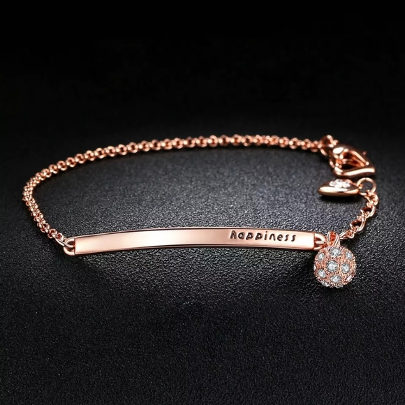 Boutique Jewelry - NEW Minimalist Rose Gold Bar Bracelet